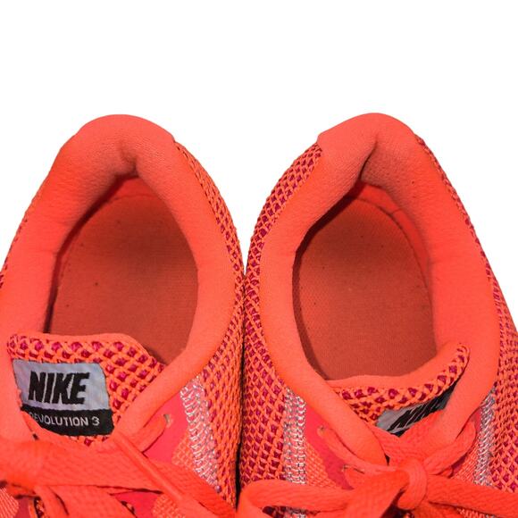 Nike 10 Revolution 3 Running Women's Tennis Shoe Pink Athletic Sneaker - Picture 4 of 7